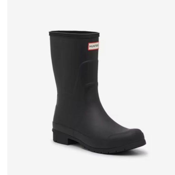 Hunter Black Rain Boots - Picture 1 of 5